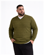 5954 - Sweater Escote V Fantasía TALLE ESPECIAL