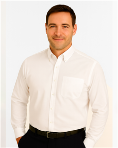 001 - Camisa Blanca Lisa Manga Larga