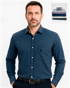 2418 -  Camisa Polo Rayada