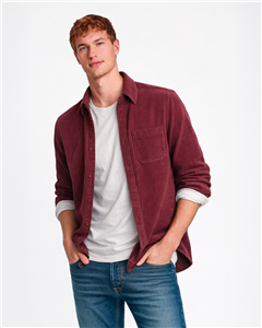 2455 - Camisa Corderoy Premium Con Bolsillo
