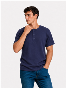 2242 - Remera Waffle Con Cartera